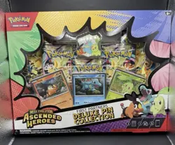 Pokemon Ascended Heroes First Partners Deluxe Pin Collection Promo Cards - Image 1