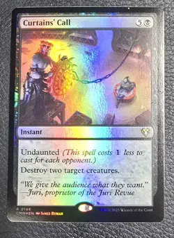 MTG Curtains' Call #146 Foil Commander Masters CMM Magic Card - Image 1