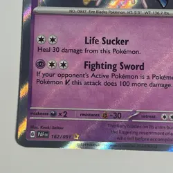 Pokemon Ceruledge Paldean Fates 162/091 Baby Shiny Vault Holo Rare Card NM - Image 5