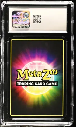 CGC 10 GEM MINT Lady Luck 136/214 SUPER RARE Base Set MZ1 Metazoo 2025 Card 108 - Image 2