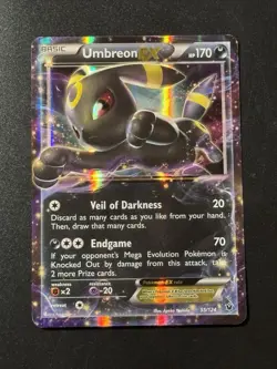 Pokemon TCG Umbreon EX XY Fates Collide Card 55/124 - Image 1