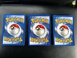 Base Set Unlimited Pokemon 3 Card Holo Lot - Chansey - Clefairy -Gyarados All LP - Image 2