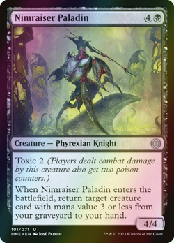 MTG Nimraiser Paladin Foil ** Phyrexia: All Will Be One ** English - Image 1