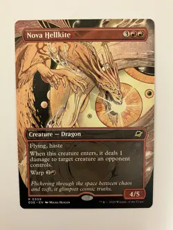 MTG / Nova Hellkite / EOE / #309 / Regular (Borderless) / Rare / NM - Image 1