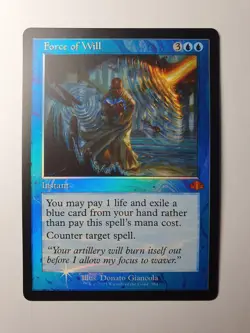 MTG - Force of Will - Dominaria Remastered #284 - Retro Foil Mythic N/M - Image 1