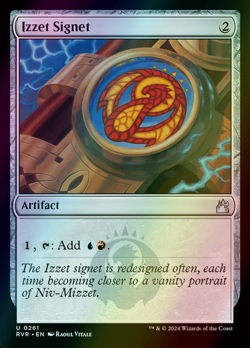 MTG Izzet Signet Foil ** Ravnica Remastered ** English - Image 1