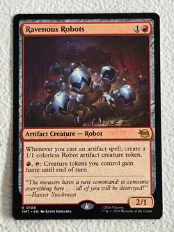 RAVENOUS ROBOTS 106 R TEENAGE MUTANT NINJA TURTLES MAGIC: THE GATHERING NM/M - Image 1