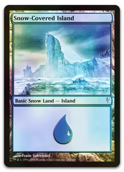 Snow-Covered Island #152 (Foil) (NM) Coldsnap CSP Magic MTG - Image 1