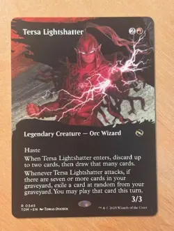 Magic the Gathering MTG Tersa Lightshatter Borderless Tarkir Dragonstorm NM - Image 1