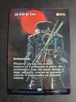 All Will Be One (Borderless Foil) Mythic MTG Ninja Turtles - Image 1