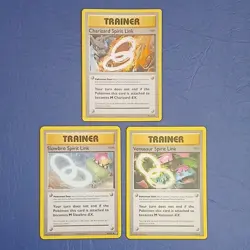 Pokemon TCG Charizard Slowbro Venusaur Uncommons Spirit Link Lot LP - Image 1