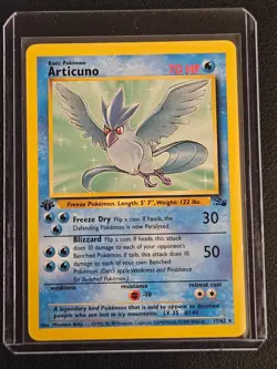 Articuno 17/62 1st Edition Rare Pokemon 1999 WOTC Fossil Set - Image 3