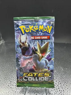 Pokemon TCG Fates Collide Booster Pack of 10 Cards - Factory Sealed - Brand New! 820650801136 - Image 1
