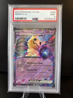 PSA 9 MINT Pokemon Journey Together Mimikyu EX Double Rare #069/159 - Image 1