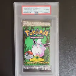 Pokemon 1999 Jungle 1st Edition Booster Pack Wigglytuff PSA 10 #63588912 - Image 1