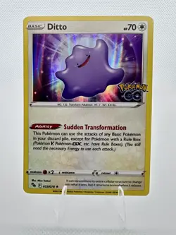 Ditto 053/078 Pokemon GO Holo NM - Image 1