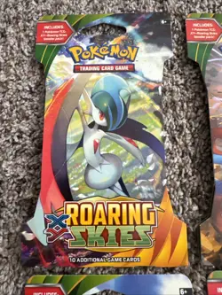 Pokemon TCG XY Roaring Skies Sleeved Booster Pack - 4 Packs - Complete Art Set - Image 4