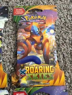 Pokemon TCG XY Roaring Skies Sleeved Booster Pack - 4 Packs - Complete Art Set - Image 5