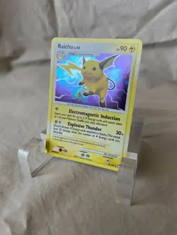 Pokemon TCG Diamond & Pearl Mysterious Treasures Holo Raichu 15/123 RARE - NM/LP - Image 1
