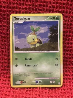 Pokemon TCG Turtwig Diamond & Pearl 103/130 HP - Image 1