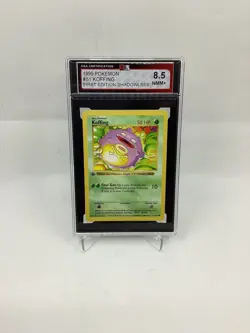1999 Pokemon Base Set 51/102 Koffing Common Shadowless First Edition KSA 8.5 - Image 1