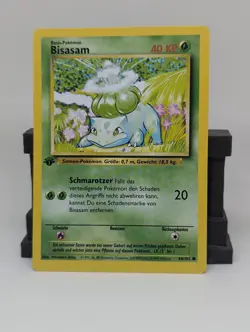 Pokemon - Base Set - Bulbasaur 44/102 - Bisasam 1st Edition - GERMAN - NM - Image 1