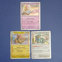 Pokemon TCG Shrouded Fable Lot Cresselia Haxorus Copperajah Holo Rares LP-NM+ - Image 1