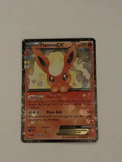 Pokemon Flareon EX Ultra Rare Full Art Holo RC6/RC32 Generations 2016 - Image 1