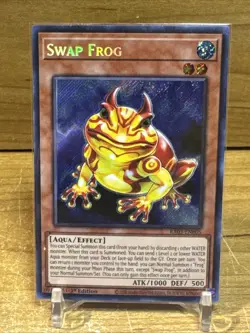 Yugioh Swap Frog RA03-EN005 Secret Rare 1st - NM - Image 1
