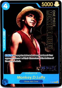 Monkey.D.Luffy [Premium Card Collection Live Action Edition] P-055 One Piece - Image 1