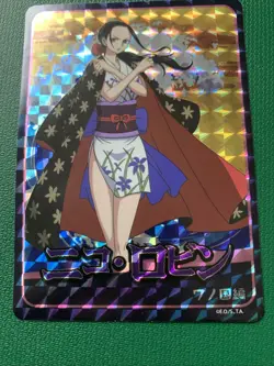 One Piece Holographic Trading Sticker Robin - Image 2