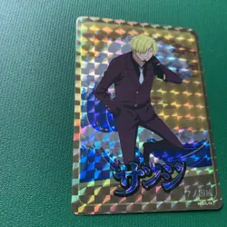 One Piece Holographic Trading Sticker Sanji - Image 2