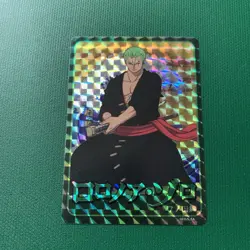 One Piece Holographic Trading Sticker Zoro - Image 1