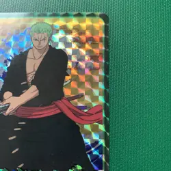 One Piece Holographic Trading Sticker Zoro - Image 4