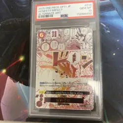 One Piece PSA 10 Honesty Impact OP11 018 Alt Art 2025 Japanese - Image 1