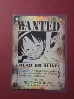 Monkey D. Luffy WANTED SP OP13-118 SEC Carrying on His Will Japanese One Piece - Image 1
