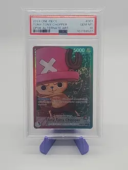 One Piece Two Legends Tony Tony Chopper OP08-001 Leader Alt Art PSA 10 English - Image 1