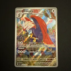 Braviary 214/191 Surging Sparks Illustration Rare Holo Pokemon Card - NM - Image 1