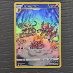 Magmortar GG03/GG70 Crown Zenith Galarian Gallery Holo Rare Pokemon Card - Image 1