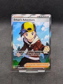 Pokemon TCG Ethans Adventure Full Art Card 221/182 Destined Rivals MINT! - Image 1