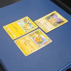 Pokemon TCG Pikachu (3) Card Random Lot LP-NM+ - Image 3