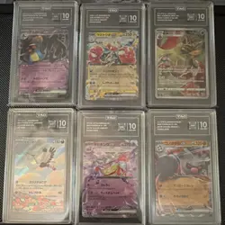 Pokemon Graded Holo Snow Hazard Lot 6 Cards Japanese Double Rare Character Rare - Image 1
