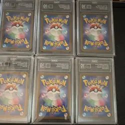 Pokemon Graded Holo Snow Hazard Lot 6 Cards Japanese Double Rare Character Rare - Image 2