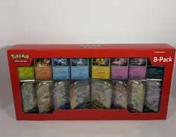 Pokemon TCG Prismatic Evolutions Costco 8 Mini-Tin Bundle w/ Promo Cards NEW - Image 1