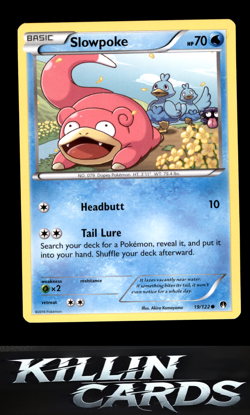 Slowpoke 19/122 Pokemon Common XY - BREAKpoint Card LP - Image 1