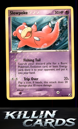 Slowpoke 72/115 Pokemon Common Unseen Forces Card LP - Image 1
