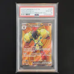 PSA 10 Armarouge ex Promo GEM MT SVP #125 Pokemon TCG Card - Ships Fast! - Image 1