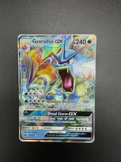 Pokemon Gyarados GX TCG Holo Ultra Rare Card Crimson Invasion 18/111 - NM - Image 3