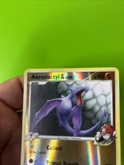 Aerodactyl 55/111 Rising Rivals Reverse Holo Pokemon Card LP - Image 5