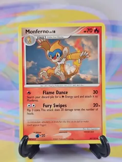 Pokemon TCG Diamond & Pearl Card | Monferno Lv. 18 56/130 Uncommon - Image 1